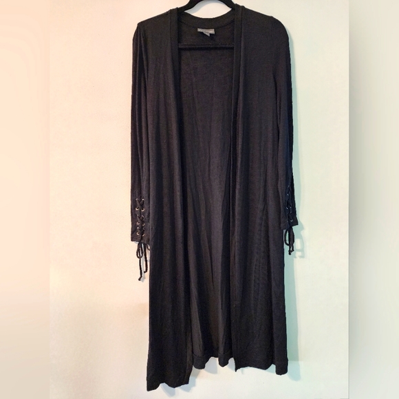 Bold Elements Black Long Sleeve Cardigan - Picture 1 of 6